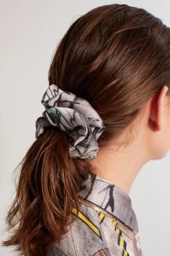 Heimstone Accessories Scrunchie In Tarmac Print
