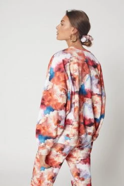 Heimstone Harlem Jumper In Madone Print