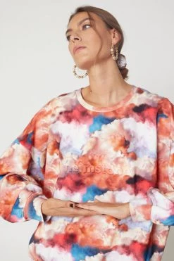 Heimstone Harlem Jumper In Madone Print