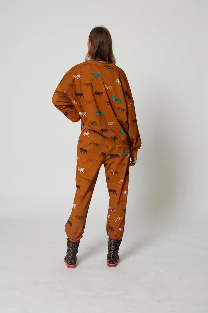 Heimstone Bottoms 55 Kiara Sweatpants In Tiger Print 5 Heimstone Bottoms 55 Kiara Sweatpants In Tiger Print