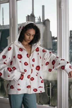 Heimstone Tops 76 Jack Sweat In Poppy Printed Fleece 13 Heimstone Tops 76 Jack Sweat In Poppy Printed Fleece