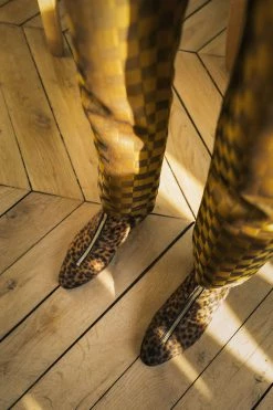 Heimstone Duchesse Boots In Leopard Printed Leather Shoes 16