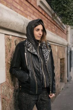 Heimstone Mason Perfecto In Black & Grey Leather Heimstone Signature 30 13 Heimstone Mason Perfecto In Black & Grey Leather Heimstone Signature 30