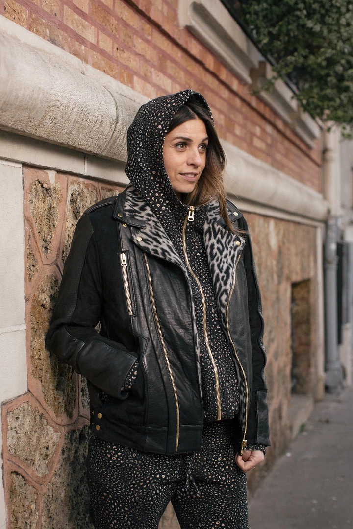 Heimstone Mason Perfecto In Black & Grey Leather Heimstone Signature 30 7 Heimstone Mason Perfecto In Black & Grey Leather Heimstone Signature 30