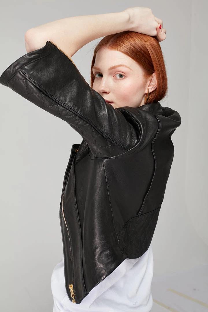 Heimstone Shop Woman Russel Perfecto In Black Leather