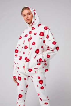 Heimstone Tops 76 Jack Sweat In Poppy Printed Fleece 10 Heimstone Tops 76 Jack Sweat In Poppy Printed Fleece