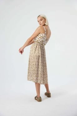 Heimstone SALES Orso Dress In White Messy Dots