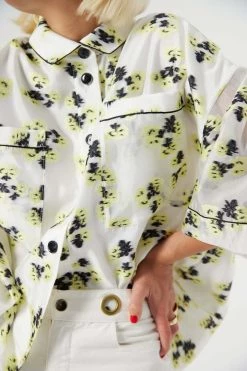 Heimstone Astrée Shirt In Firefly Embroidery SALES