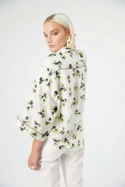 Heimstone Astrée Shirt In Firefly Embroidery SALES