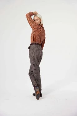 Heimstone Gabriel Pants In Charbon Lace