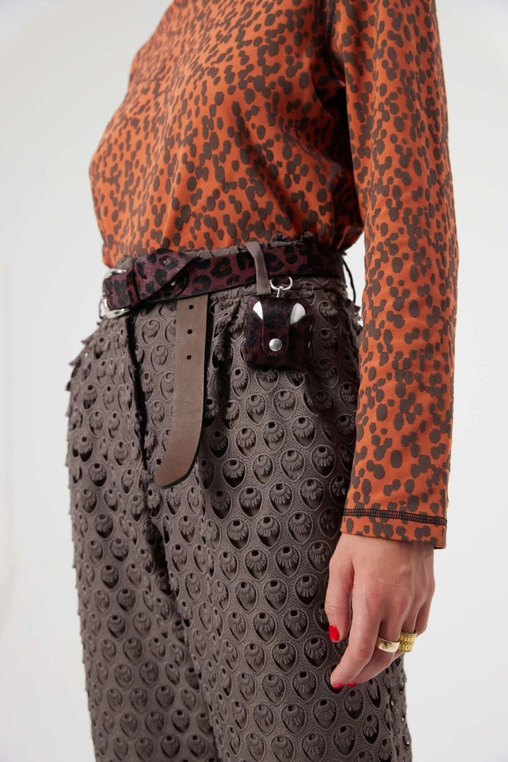 Heimstone Shop Woman Belt In Burgundy Leopard Leather 2 Heimstone Shop Woman Belt In Burgundy Leopard Leather