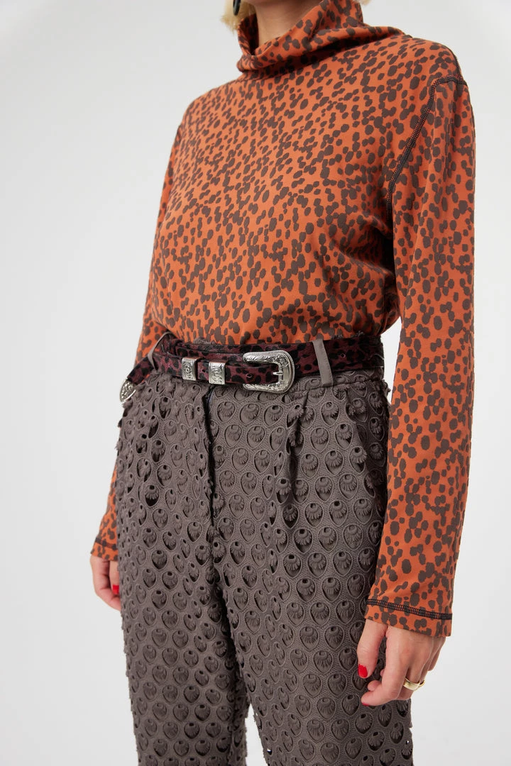 Heimstone SALES Slick Turtleneck In Brick Leopard Jersey 2 Heimstone SALES Slick Turtleneck In Brick Leopard Jersey
