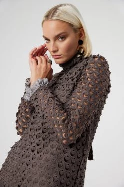 Heimstone Marshall Dress In Charbon Lace SALES