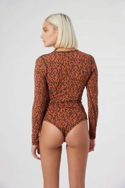 Heimstone SALES Body Lou In Brick Leopard Jersey