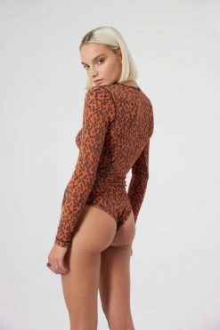 Heimstone SALES Body Lou In Brick Leopard Jersey