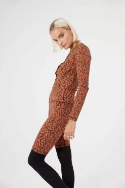 Heimstone SALES Biker Glue In Brick Leopard Jersey