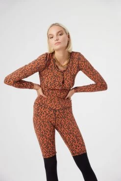 Heimstone SALES Biker Glue In Brick Leopard Jersey