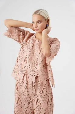 Heimstone Wallace T-shirt In Dust Lace Shop Woman 8 Heimstone Wallace T-shirt In Dust Lace Shop Woman