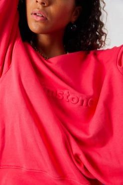 Heimstone Harlem Jumper In Pink Fleece 8 Heimstone Harlem Jumper In Pink Fleece