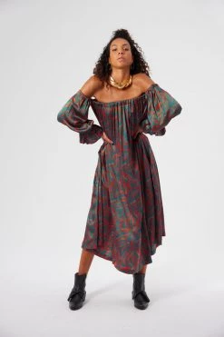 Heimstone SALES Penelope Dress In Palmera Print