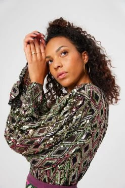 Heimstone Trigalière Shirt In Jazz Sequin SALES