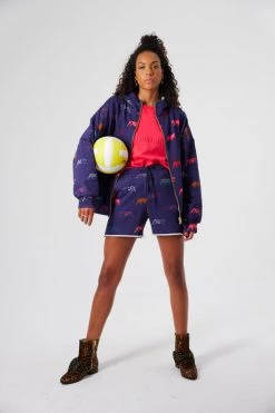 Heimstone SALES Jen Bermuda In Tiger Printed Fleece