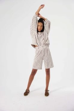 Heimstone Shop Woman Moor Bermuda In Mississippi Canvas