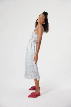 Heimstone Shop Woman Orso Skirt In Lagoon Print