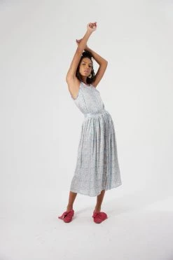 Heimstone Shop Woman Orso Skirt In Lagoon Print