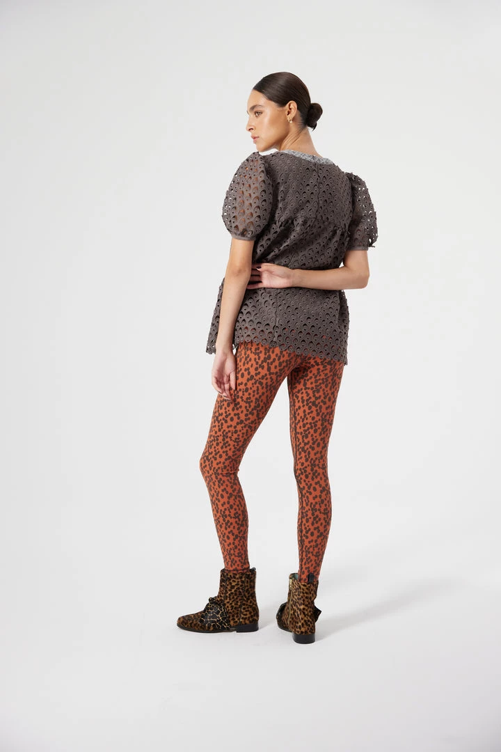 Heimstone SALES Glue Legging In Brick Leopard Jersey 5 Heimstone SALES Glue Legging In Brick Leopard Jersey