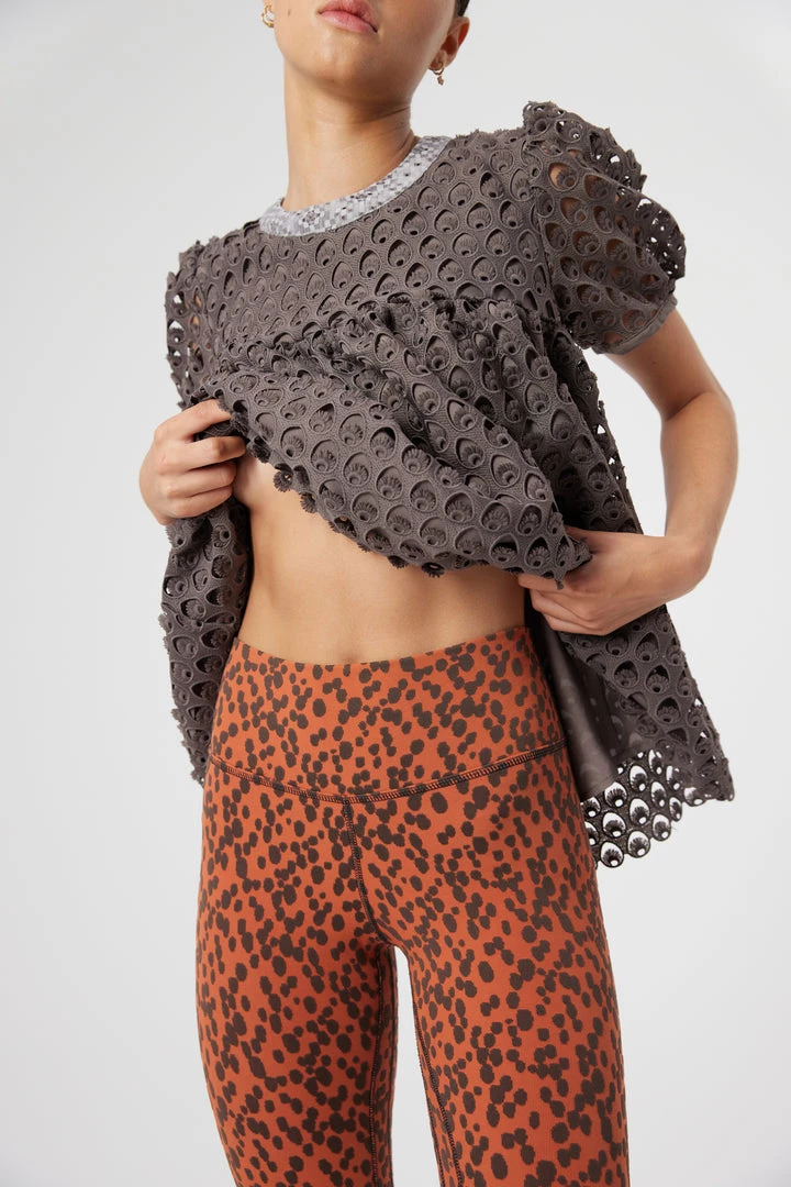 Heimstone SALES Glue Legging In Brick Leopard Jersey 1 Heimstone SALES Glue Legging In Brick Leopard Jersey