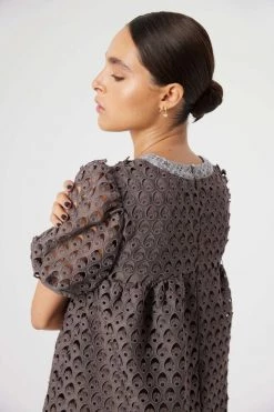 Heimstone SALES Gaya Blouse In Charbon Lace