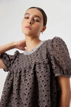 Heimstone SALES Gaya Blouse In Charbon Lace