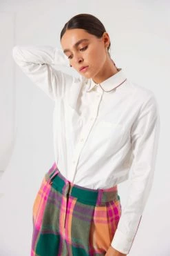 Heimstone Shop Woman Dori Shirt In White Cotton