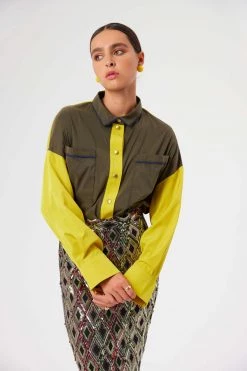 Heimstone SALES Astrée Shirt In Wave Canvas