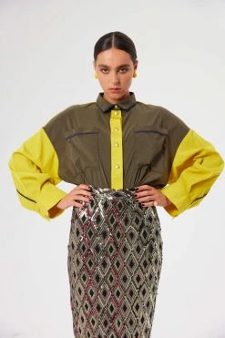 Heimstone SALES Astrée Shirt In Wave Canvas