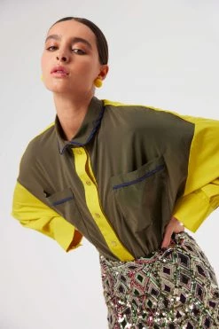 Heimstone SALES Astrée Shirt In Wave Canvas