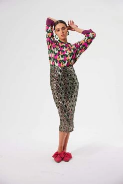 Heimstone SALES Fox Skirt In Jazz Sequin