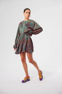 Heimstone Trigalière Dress In Palmera Print SALES