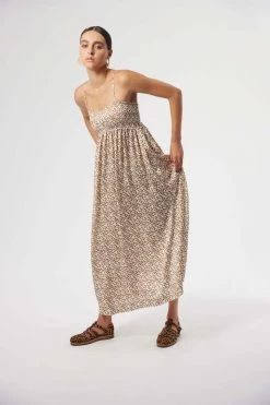 Heimstone SALES Tamara Dress In White Messy Dots