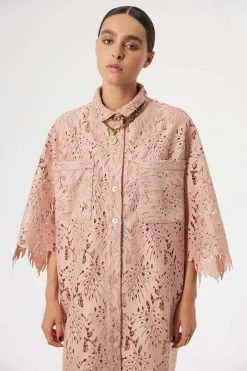 Heimstone Shop Woman Astrée Dress In Dust Lace