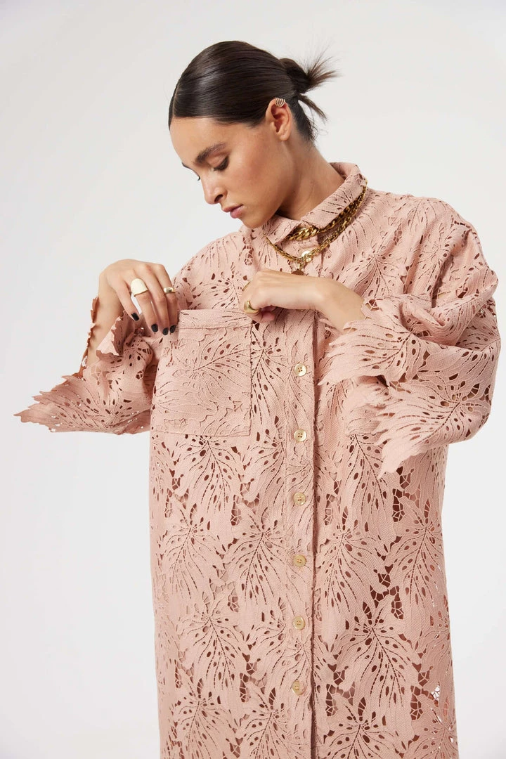 Heimstone Shop Woman Astrée Dress In Dust Lace 3 Heimstone Shop Woman Astrée Dress In Dust Lace