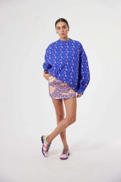 Heimstone Harlem Jumper In Maharaja Print