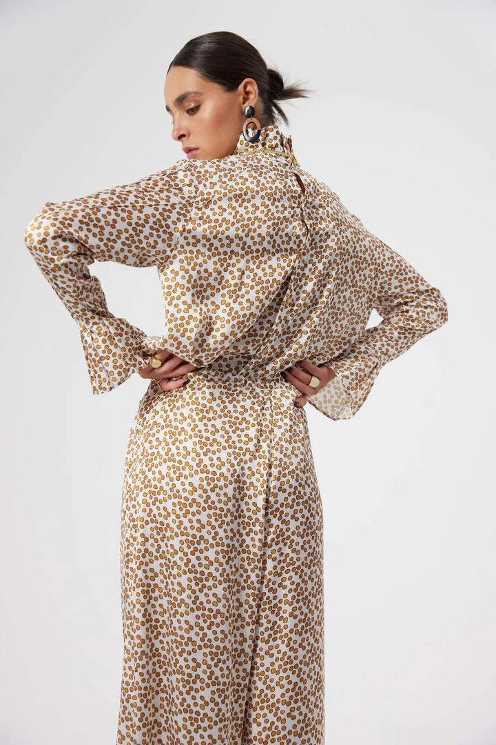 Heimstone SALES Muse Shirt In White Messy Dots 6 Heimstone SALES Muse Shirt In White Messy Dots