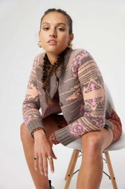 Heimstone Bristol Cardigan In Yellowstone Knit SALES