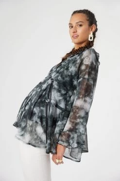 Heimstone Scarlett Blouse In Cendre Print SALES