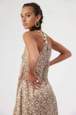 Heimstone Java Dress In White Messy Dots SALES