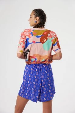 Heimstone Dede T-shirt In Pink Leopard Print