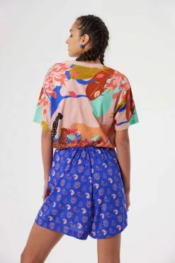 Heimstone Dede T-shirt In Pink Leopard Print