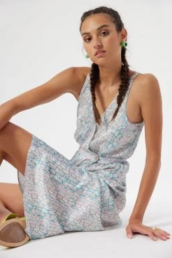 Heimstone Shop Woman Austria Dress In Lagoon Print